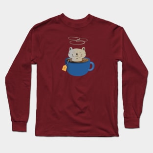 Tea Cup Cats Long Sleeve T-Shirt